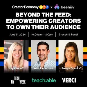 Image post by @creatoreconomynyc on Instagram