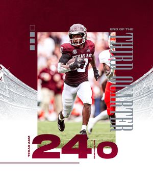Image post by @AggieFootball on Twitter