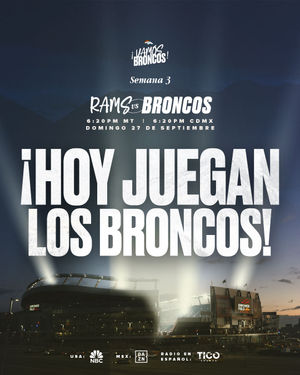 Image post by @broncosespanol on Instagram