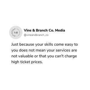 Image post by @vineandbranchcomedia on Facebook