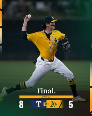 Image post by @Athletics on Twitter