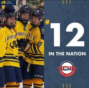 Image post by @drexelhockey on Twitter