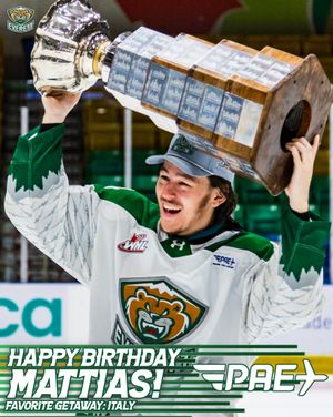 Image post by @everett_silvertips on Instagram