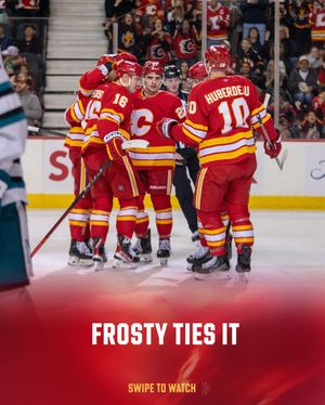 Image post by @nhlflames on Instagram