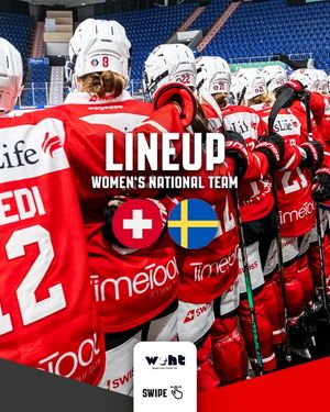 Image post by @swissicehockeywomen on Instagram