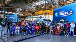 Image post by @NASCAROReillyAP on Twitter