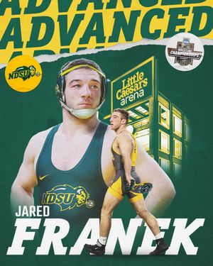 Image post by @NDSUwrestling on Twitter