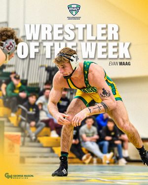 Image post by @gmuwrestling on Instagram