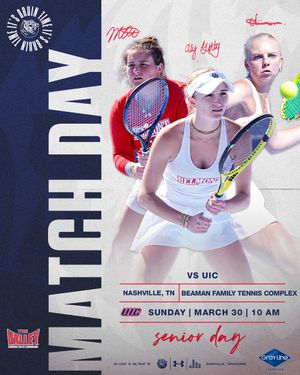 Image post by @BelmontWTennis on Twitter