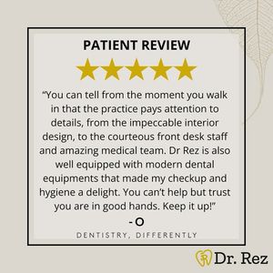 Image post by @drrezdental on Facebook
