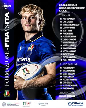 Image post by @italrugby on Instagram