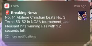 Image post by @ACU_MBB on Twitter
