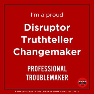 Image post by @professionaltroublemaker on Instagram