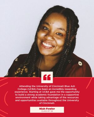 Image post by @school/university-of-cincinnati on LinkedIn