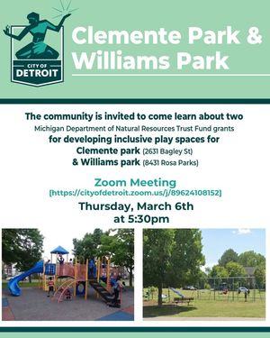Image post by @DetroitParksRec on Facebook