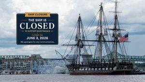 Image post by @uss_constitution on Instagram