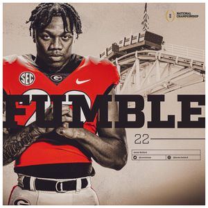 Image post by @GeorgiaFootball on Twitter