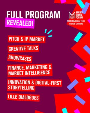 Image post by @seriesmaniaforum on Instagram