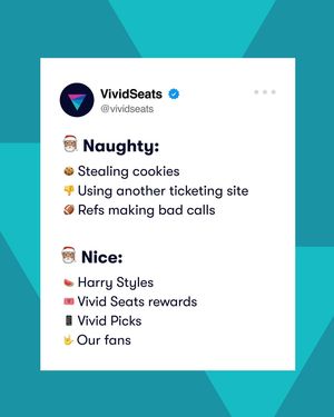 Image post by @vividseats on Instagram