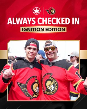 Image post by @Senators on Twitter/X