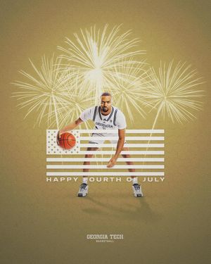 Image post by @gtmensbasketball on Instagram