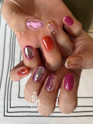 Image post by @111nail_omotesando on Instagram