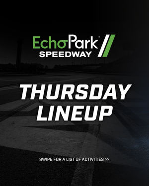 Image post by @echoparkspeedway on Instagram