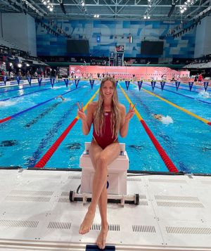 Image post by @USCswim on Twitter