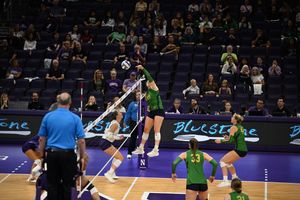 Image post by @NDvolleyball on Twitter