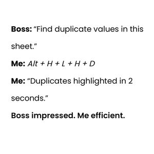 Image post by @excelforsuccess on Instagram