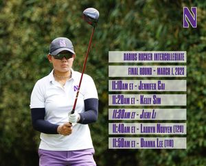 Image post by @NUGolf_Live on Twitter