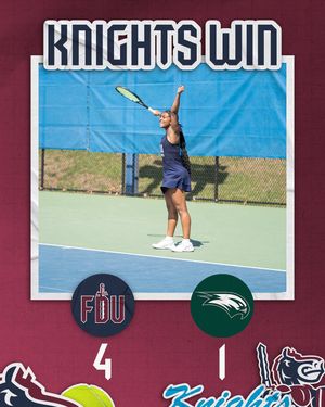 Image post by @fduknights_tennis on Instagram