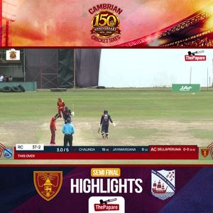Video post by @thepaparecricket on Facebook