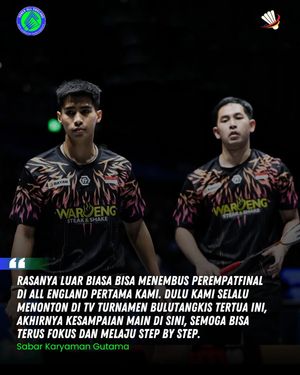Image post by @bolalobbadminton on Instagram