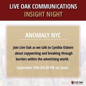 Image post by @LiveOakCommunications on Facebook