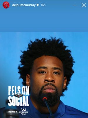 Image post by @pelicansnba on Instagram
