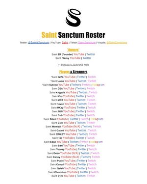 Image post by @SaintsSanctum on Twitter