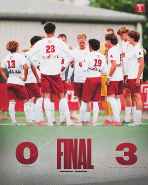 Image post by @temple_msoc on Instagram