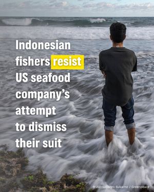 Image post by @greenpeace on Instagram