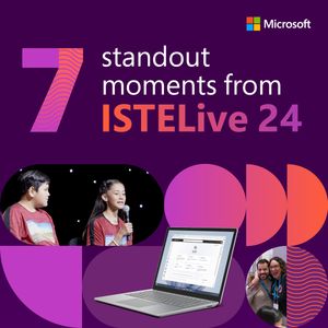 Image post by @MicrosoftEDU on Twitter