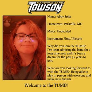 Image post by @towsonband on Instagram