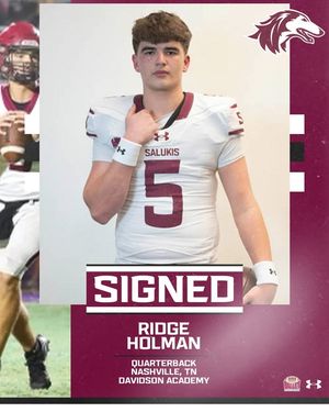 Image post by @SalukiFootball on Facebook