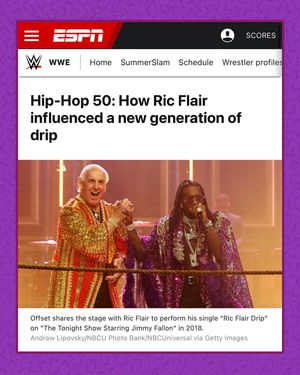Image post by @ricflairnatureboy on Instagram