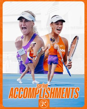 Image post by @clemsonwtennis on Instagram