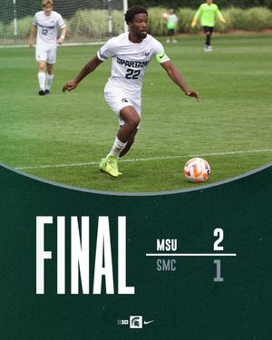 Image post by @MSU_MSoccer on Twitter
