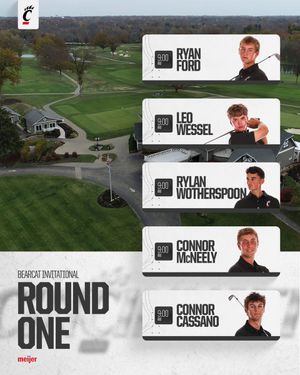 Image post by @GoBearcatsMGOLF on Twitter