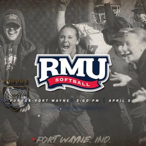 Image post by @RMUAthletics on Facebook