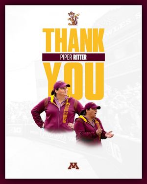 Image post by @GopherSoftball on Facebook