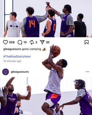 Image post by @gleaguesuns on Instagram