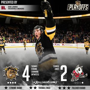 Image post by @BulldogsOHL on Twitter
